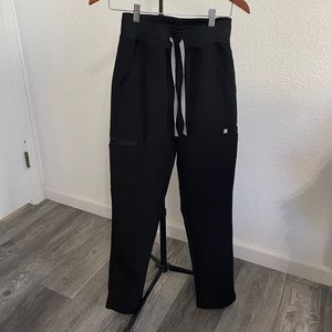 FIGS WOMEN YOLA Scrub Pants XS Black HIGH WAISTED ($25 each)